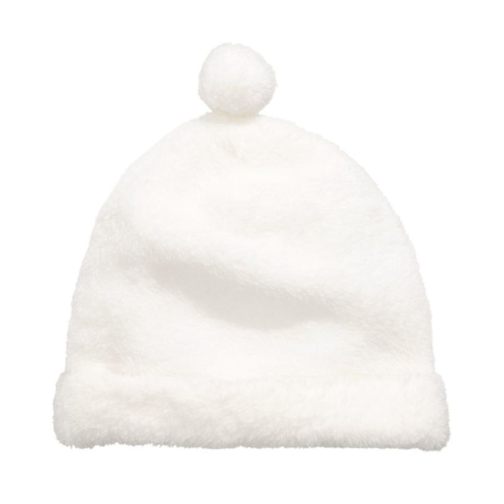 First Impressions Junior Boys Faux Sherpa Pom Pom Hat 0-6 Months